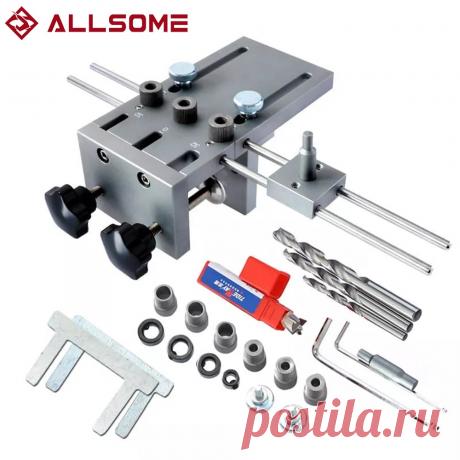 52.45US $ 30% СКИДКА|Направляющая для дюбеля ALLSOME 3 в 1, 6/8/10 мм, для деревообработки|Сверла| | АлиЭкспресс Покупай умнее, живи веселее! Aliexpress.com