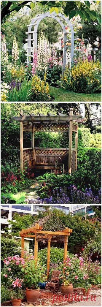 Ажурная пергола для дачи своими руками: идеи и мастер-класс - Учимся Делать Все Сами