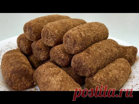ПИРОЖНОЕ "КАРТОШКА" ИЗ ПЕЧЕНЬЯ - ВКУС ДЕТСТВА! / CAKE "POTATOES" OF COOKIES!