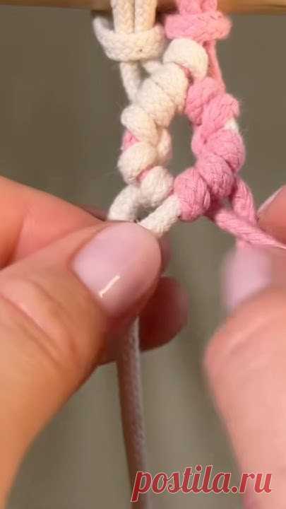 Цепочка из репсовых узлов