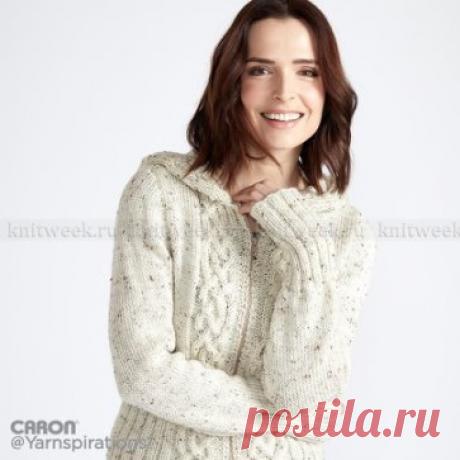 ОТЛИЧНАЯ МОДЕЛЬ ЖЕНСКОГО КАРДИГАНА НА МОЛНИИ, СВЯЗАННОГО НА СПИЦАХ
Отличная модель женского кардигана на молнии, связанного на спицах 5.5 мм акриловой пряжи с эффектом твида. Полочки переда украшены фантазийным узором, связанным по приведенной в описании схеме. Остальная часть выполнена резинкой 2 на 2 и чулочной вязкой. Узор с полочек переходит на капюшон.
Размеры
XS/S - M - L - XL - 2/3XL - 4/5XL
См. выкройку
Материалы
Пряжа Caron® Simply Soft® Tweeds™ (97% акрил, 3% вискоза, 141 г/229 м)