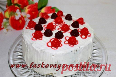 Праздничный торт – рулет