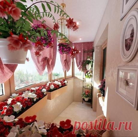 Красота прямо на балконе