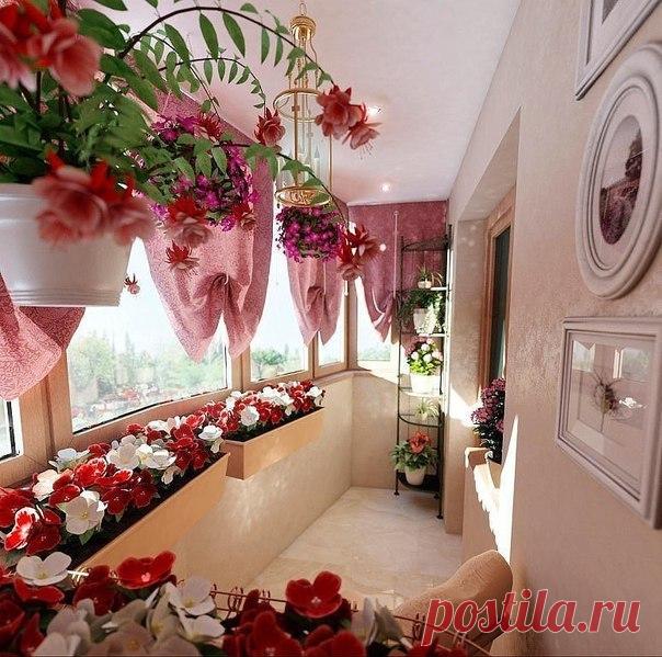 Красота прямо на балконе