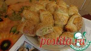 Рогалики с сыром и ветчиной - кулинарный рецепт
