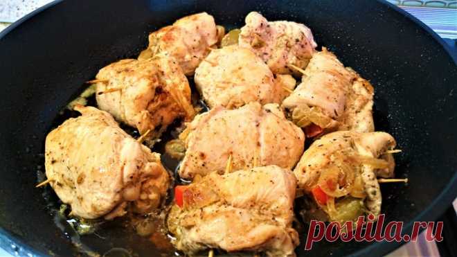 Куриные рулетики