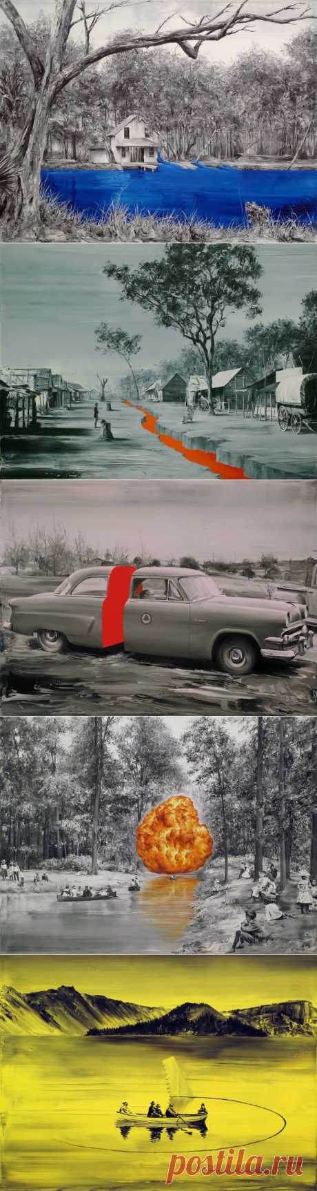 Неожиданные пейзажи. Художник Пако Помет | Искусство