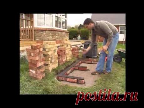 Прохладный DIY дворе кирпичный идеи для барбекю