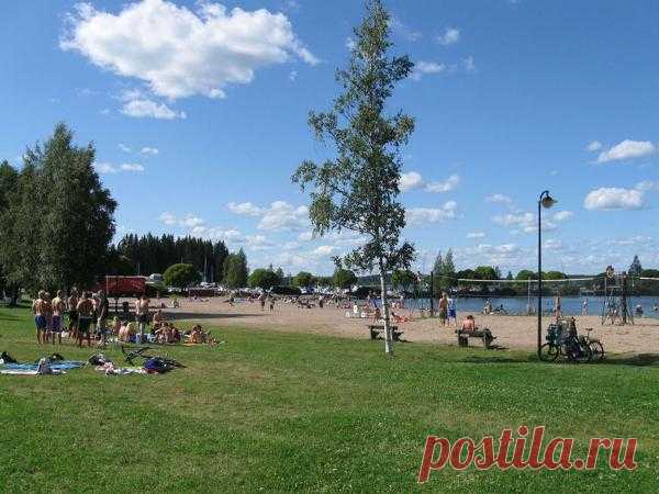 Пляж в Мессиле (близ г. Лахти)