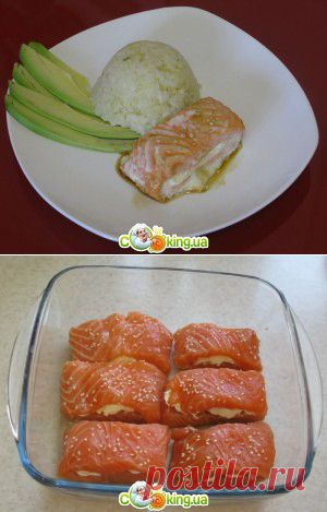 Лосось запеченный с сыром Филадельфия фото рецепт - Cooking.ua