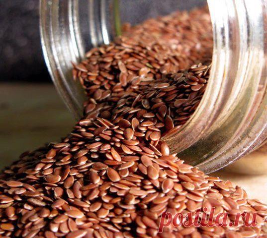 Льняное семя - прекрасный лифтинг.