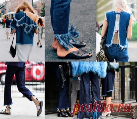 Бахрома наступает...и выигрывает! (Diy) / Переделка джинсов / ВТОРАЯ УЛИЦА