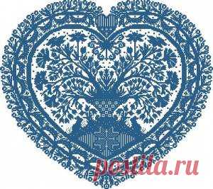 Летняя подушка - Валентинки - Праздники - Схемы вышивки - Иголка