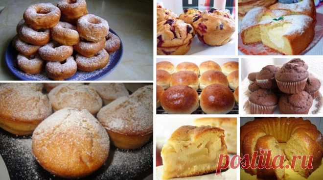 Вкуснейшая сладкая выпечка на кефире: Лучшие 8 рецептиков