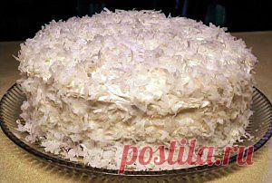 Торт «Рафаэлло» по-быстрому | Вкусный рецепт