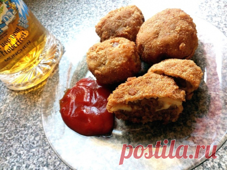 Луковые кольца с начинкой