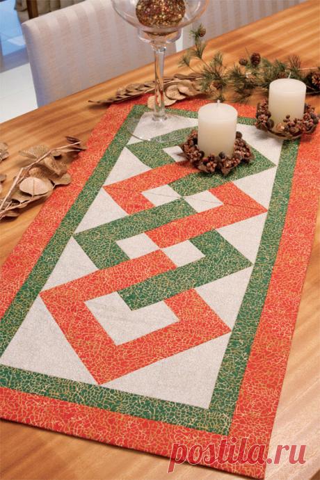 Caminho de mesa natalino, para receber o Noel com estilo - Portal de Artesanato - O melhor site de artesanato com passo a passo gratuito