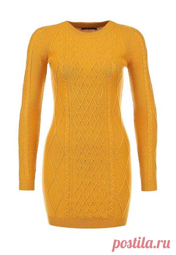 Платье Incity женское. Цвет: желтый.