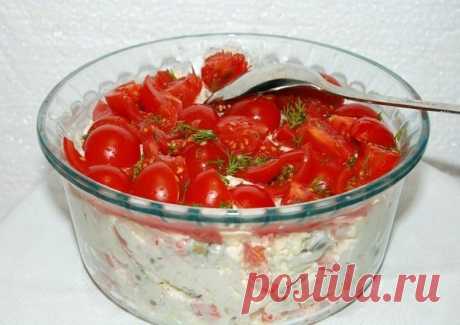 Праздничный салат “Красная шапочка”. | Вкусные рецепты