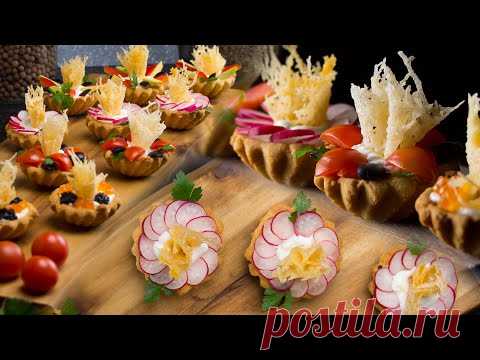 Как приготовить пармезан пламя - тарталетки с начинкой