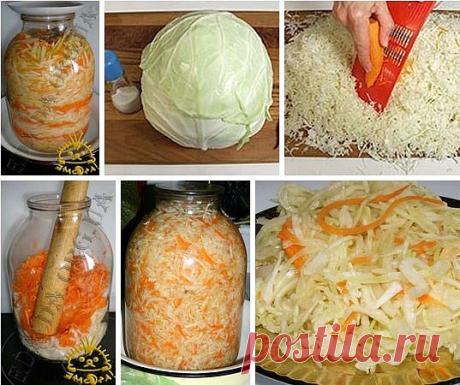 Mоментальная квашеная капуста в банке - просто бесподобный рецепт!