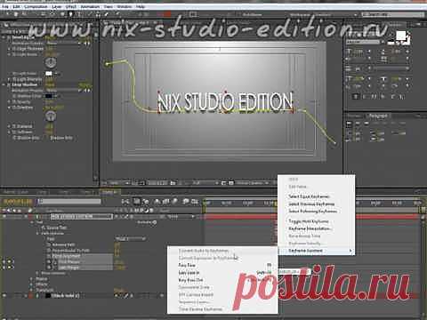 Маршрутизированные титры в After Effects / Adobe After Effects CS5.5 / Pinme.ru / Людмила Гультяева