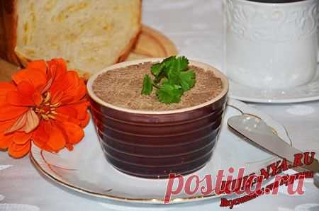 Паштет из куриной печени в мультиварке