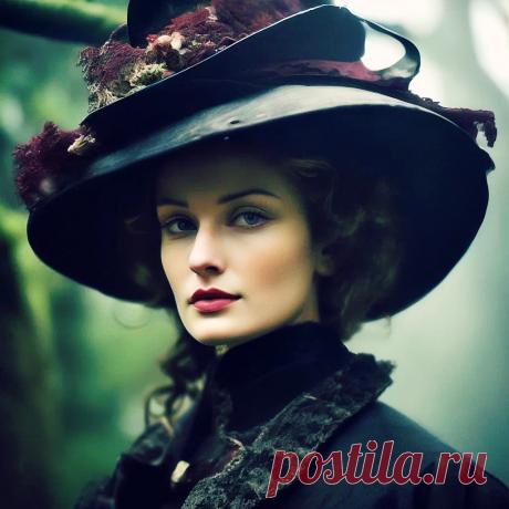 ГЛАМУРНАЯ КУРТИЗАНКА 19 века (нейросеть Шедеврум).