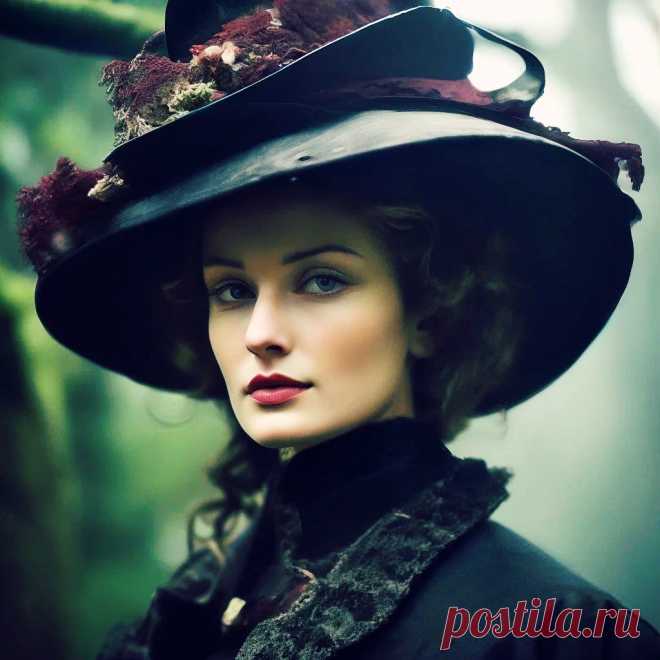 ГЛАМУРНАЯ КУРТИЗАНКА 19 века (нейросеть Шедеврум).