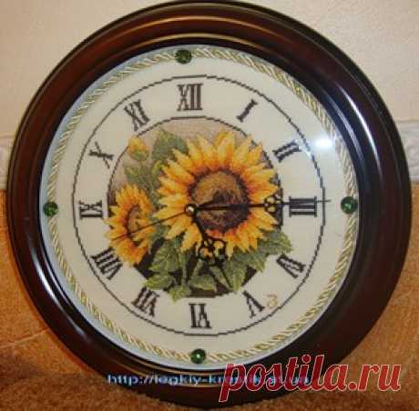 Собираем часы с вышивкой - ФОРУМ
