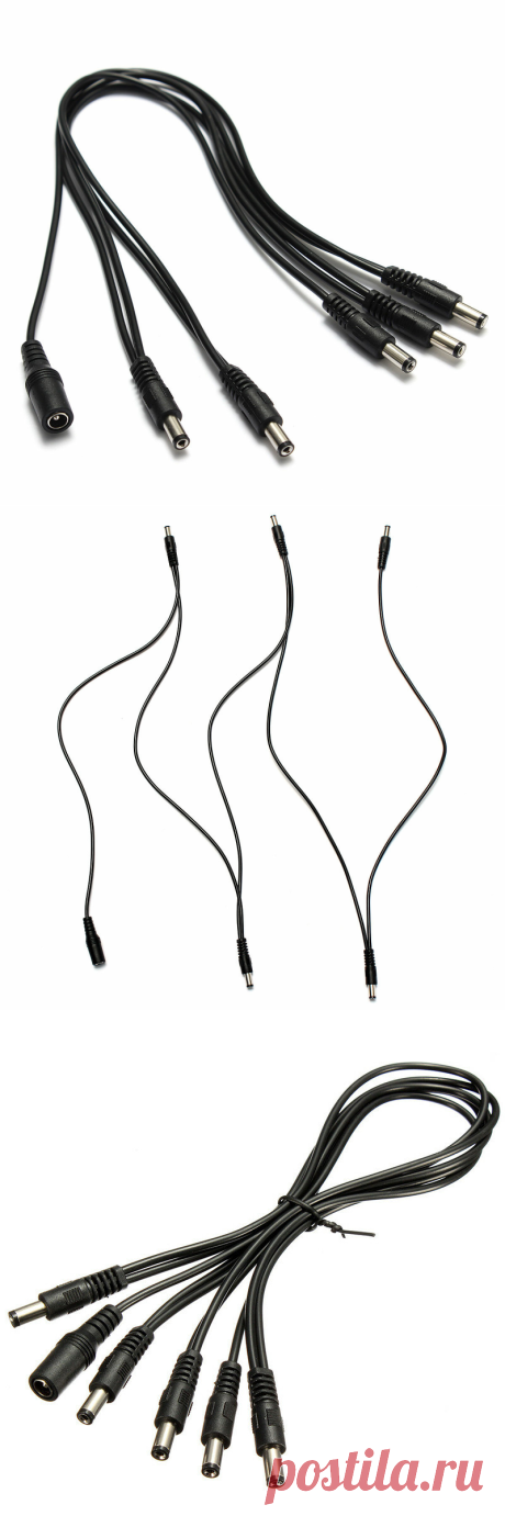 zebra 5 way guitar effect pedal daisy chain power supply cable splitter Sale - Banggood.com