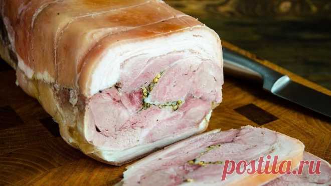 Делаю СРАЗУ ДВЕ ПОРЦИИ, потому что это Очень Вкусно. Еще и БЮДЖЕТНО! Свиная рулька (рулет из рульки)