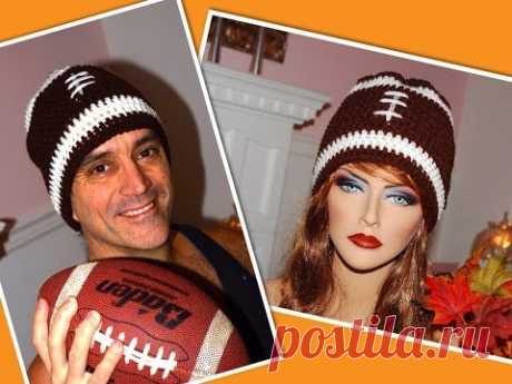 Glama's His &amp; Hers Football Beanie