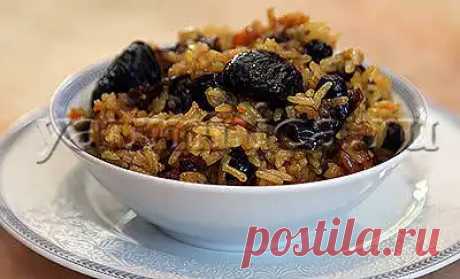 Рецепт плова с курицей и черносливом