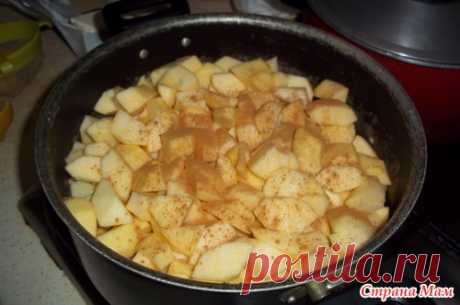 Apple pie ( яблочный пирог ) с ванильным соусом - Азербайджанская Кухня - Страна Мам