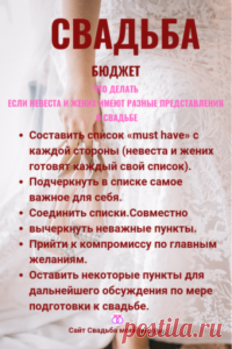 Свадьба и бюджет - Свадьба моей мечты