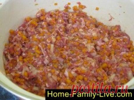 Манты с тыквой и мясом - пошаговый рецепт с фотоКулинарные рецепты