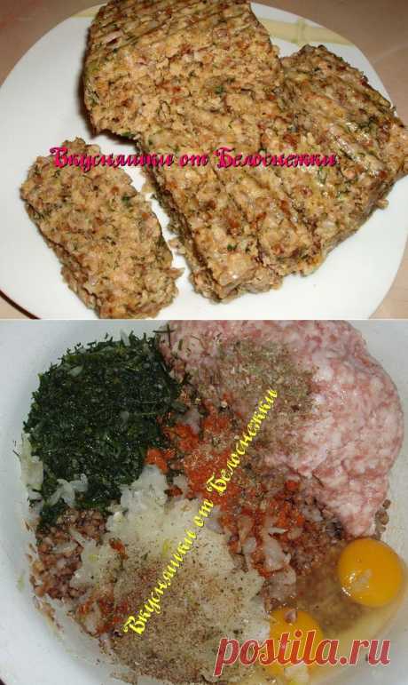 Гречнево-мясная запеканка.