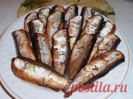 Шпроты по-домашнему