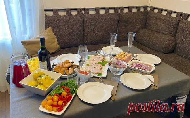 Праздничный стол для небольшой компании: вкусно поели и приятно пообщались | Домохозяйка со стажем/Галина | Яндекс Дзен
