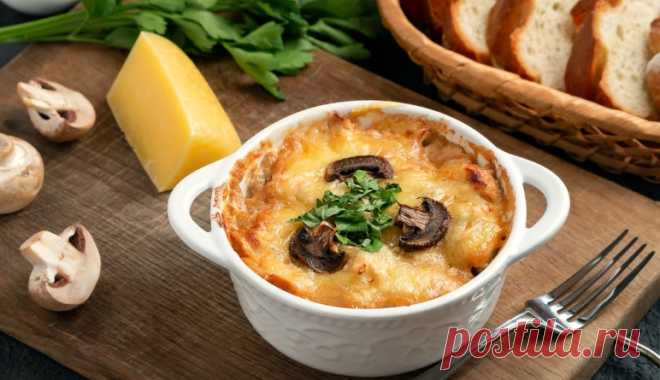 Жульен с грибами и курицей в духовке - самые вкусные рецепты