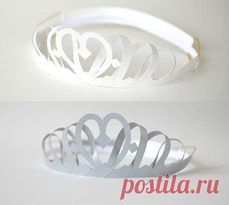 ペーパーティアラ PAPER TIARA　紙で作るティアラ【マゴクラ】ダンボールインテリア生活