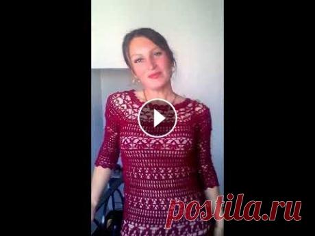 Платье,,Оливия от Ванессы Монторо ,,в моем исполнении... Приветствую всех любителей вязания на моем канале.Сегодня я провела короткий видеоотчет по платью ,,Оливия,,Связала я его довольно быстро, за 2 недели...