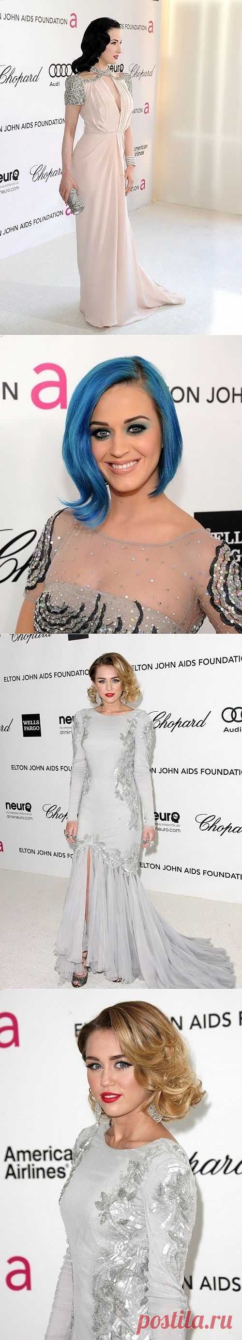 EltonJohnOscarParty 2012 / Звездный стиль / Модный сайт о стильной переделке одежды и интерьера
