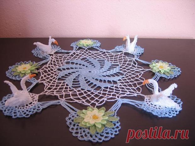 Вязание спицами. лебедь крючком схемы и описание вязания Схемы и узоры по вязанию.