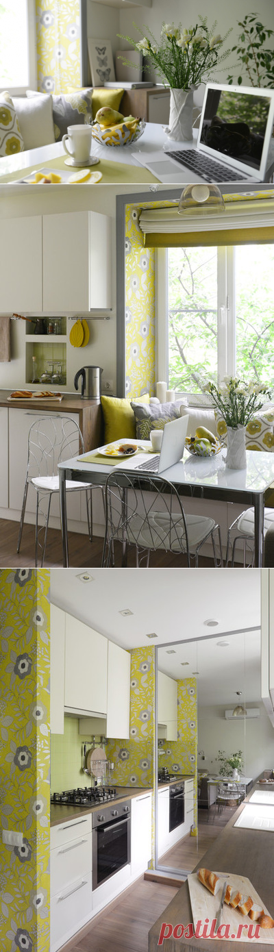 Houzz тур: Солнце круглый год на 23-х метрах московской квартиры-студии