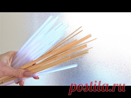 КРАСОТА из ГОРЯЧЕГО КЛЕЯ и ПАЛОЧЕК своими руками