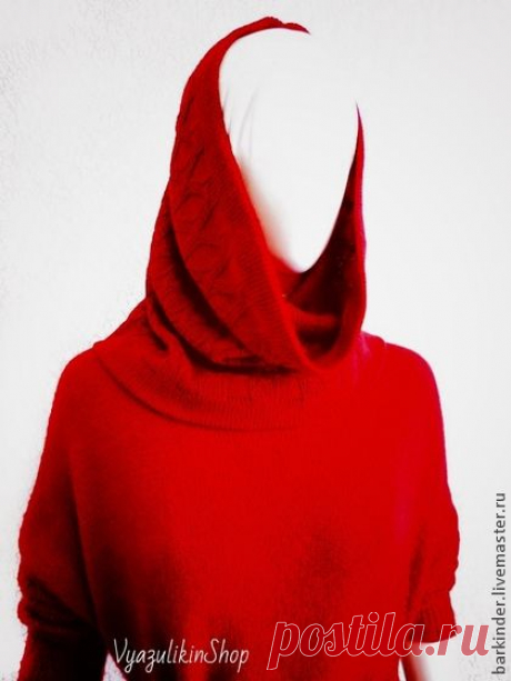 Вязаный комплект &quot; Андромеда&quot; - бордовый,однотонный,платье,платье вязаное