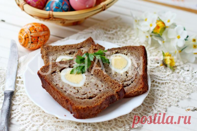 Мясной террин с яйцом в хлебе. Пошаговый рецепт с фото &bull; Кушать нетКушать нет