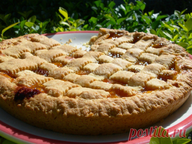 Кростата с абрикосовым джемом / Crostata alla confettura di albicocche